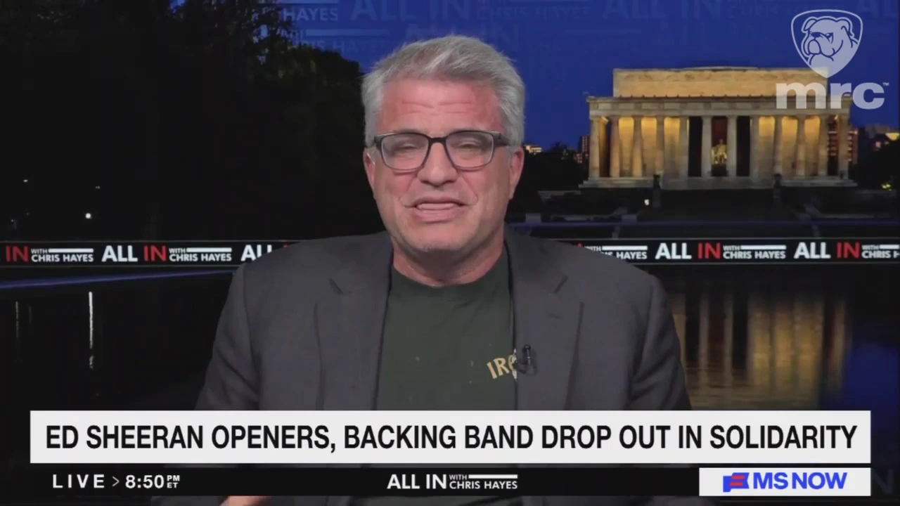 MS NOW Frets Over Anti-Israel Macklemore Being Cancelled
